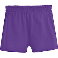 Womens Purple Sport Shorts Front_Flat