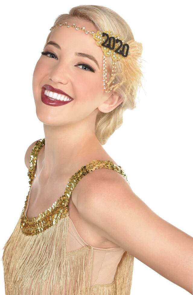 Gold Feather 2020 Headpiece CloseUp