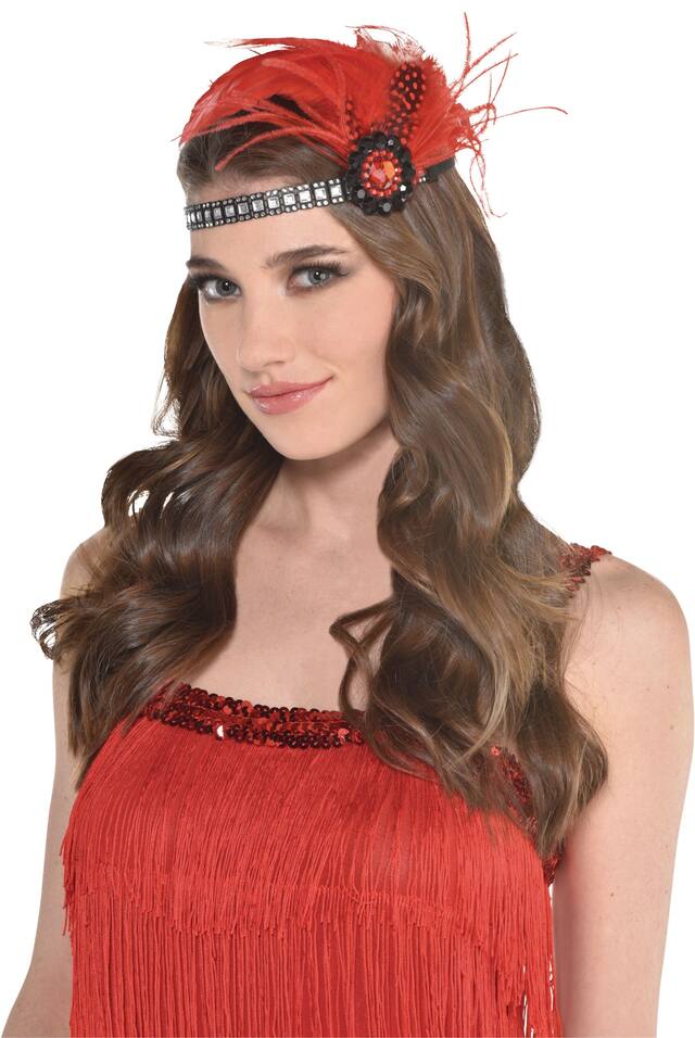 Scarlet Feather Headpiece Front_Angled_Left