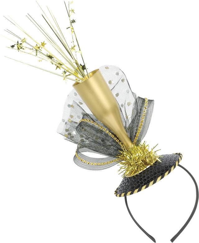 Champagne Flute Headband Front_Flat