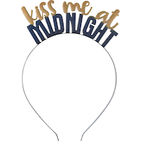 Midnight New Year's Eve Headband Front_Flat