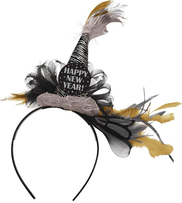 Serre-tête New Year's Fascinator Front_Flat