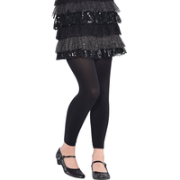 Kids' Footless Tights, Assorted Colours, One Size, Wearable Costume Accessory for Halloween