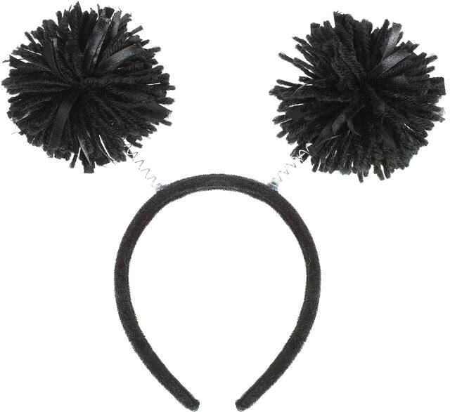 AD BLK POM POM HEADB