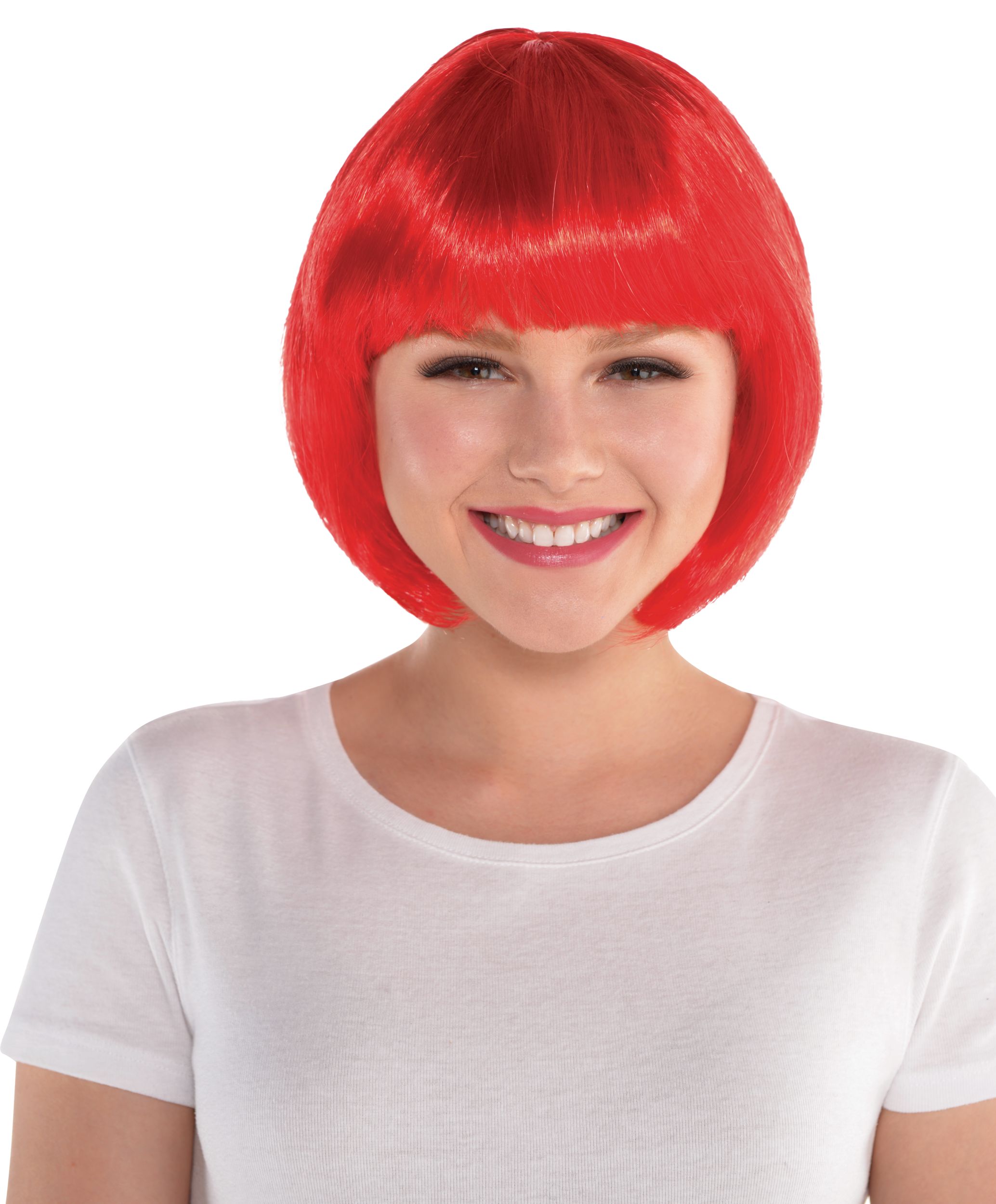 Adult Bob Wig Red