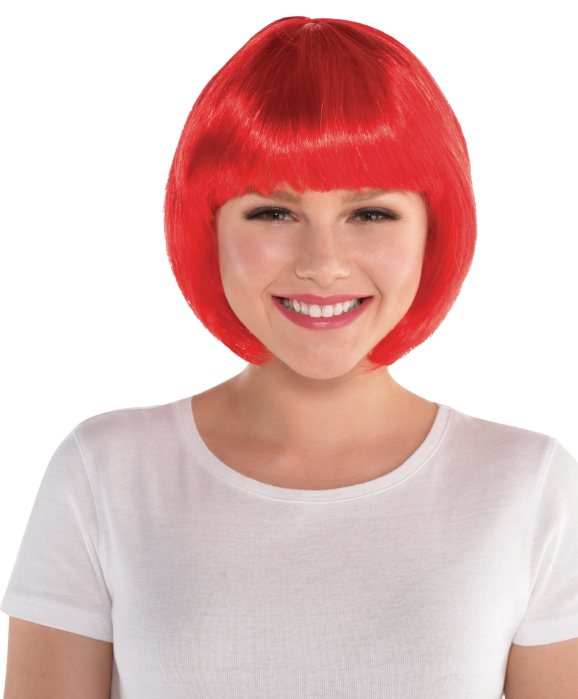 Adult Bob Wig, Red Party City