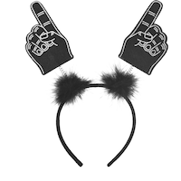 Serre-tête avec antennes de doigts Front_Flat