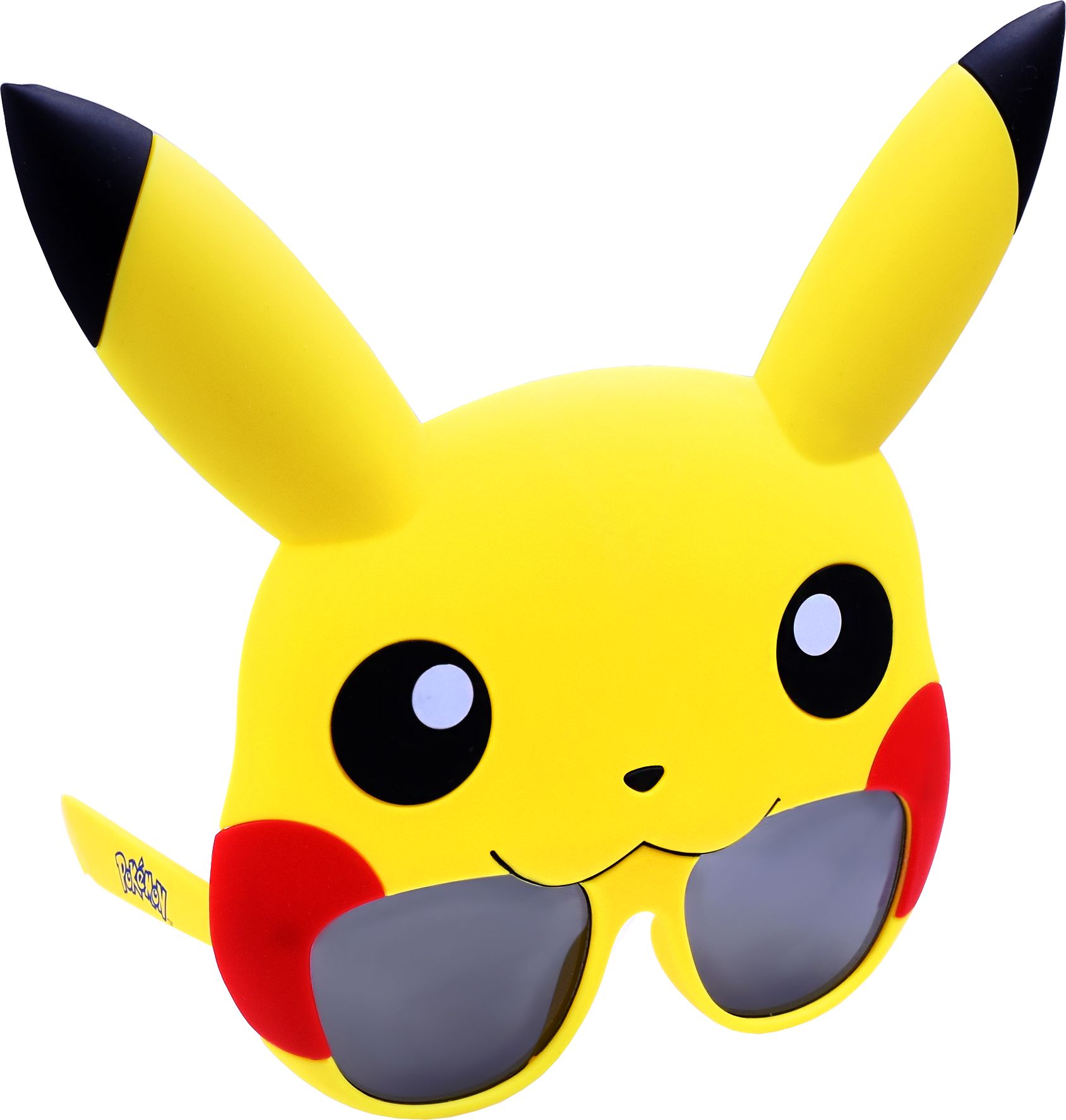 Kids Nintendo Pokémon Pikachu Wearable Sunglasses, Yellow, One Size, for Birthday Party/Halloween Front_Angled_Right