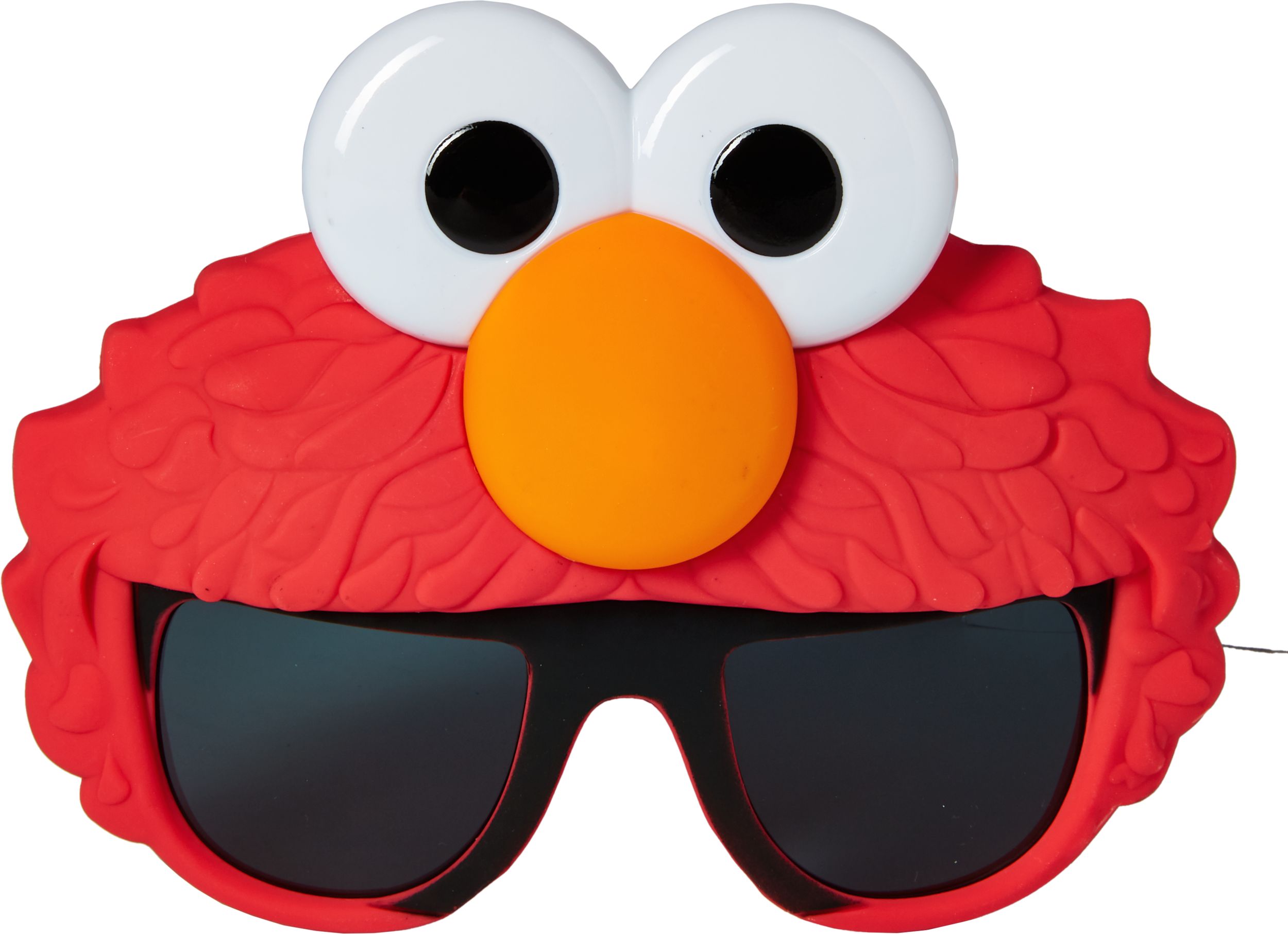 Kids Sesame Street Elmo Wearable Sunglasses, Red, One Size, for Birthday Party/Halloween Costume Accessory Front_Flat