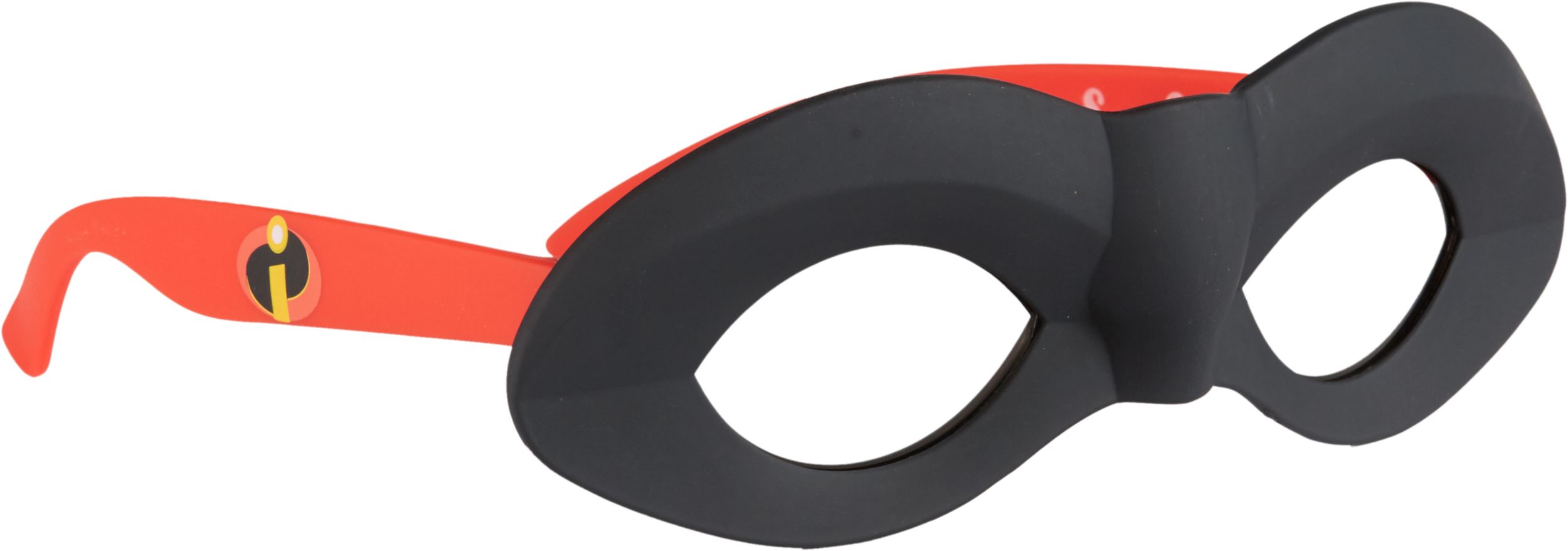 Disney Pixar The Incredibles Wearable Sunglasses, Black/Red, One Size, for Birthday Party/Halloween Front_Angled_Right