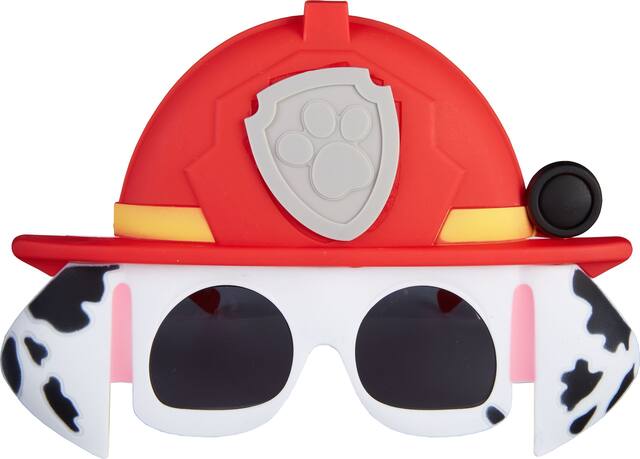 Kids Nickelodeon PAW Patrol Marshall Wearable Sunglasses, Red/White, One Size, for Birthday Party/Halloween, PAW Patrol Marshall Sunglasses Front_Flat