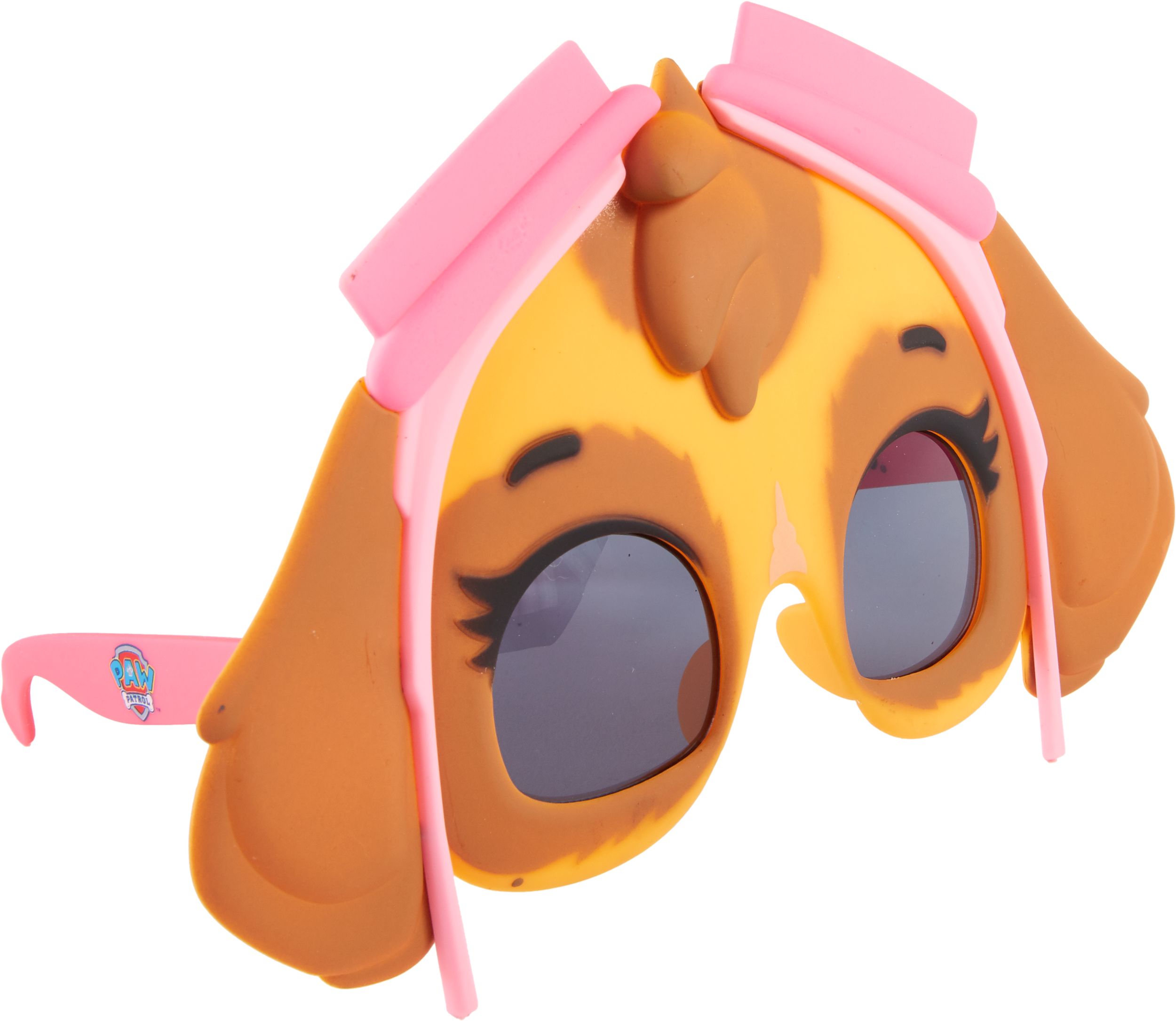 Kids Nickelodeon PAW Patrol Skye Wearable Sunglasses, Pink/Brown, One Size, for Birthday Party/Halloween, Kids Novelty Sunglasses Front_Angled_Right