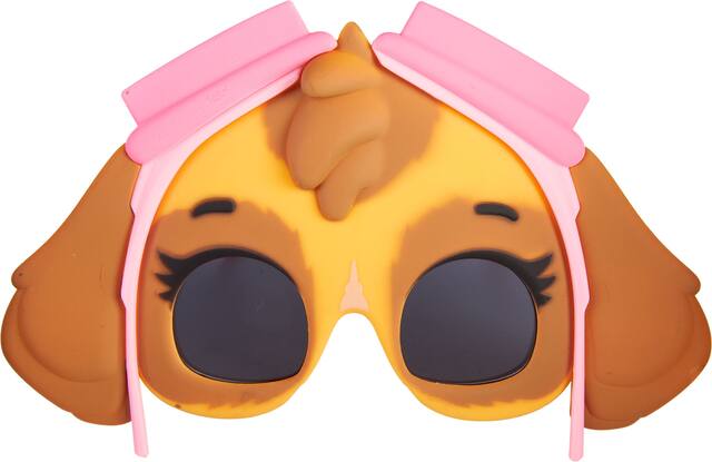 Kids Nickelodeon PAW Patrol Skye Wearable Sunglasses, Pink/Brown, One Size, for Birthday Party/Halloween, Kids Novelty Sunglasses Front_Flat