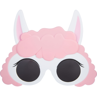 Lunettes de soleil, lama rose Front_Flat