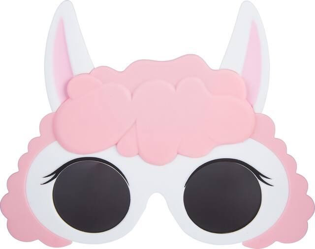 Lunettes de soleil, lama rose Front_Flat