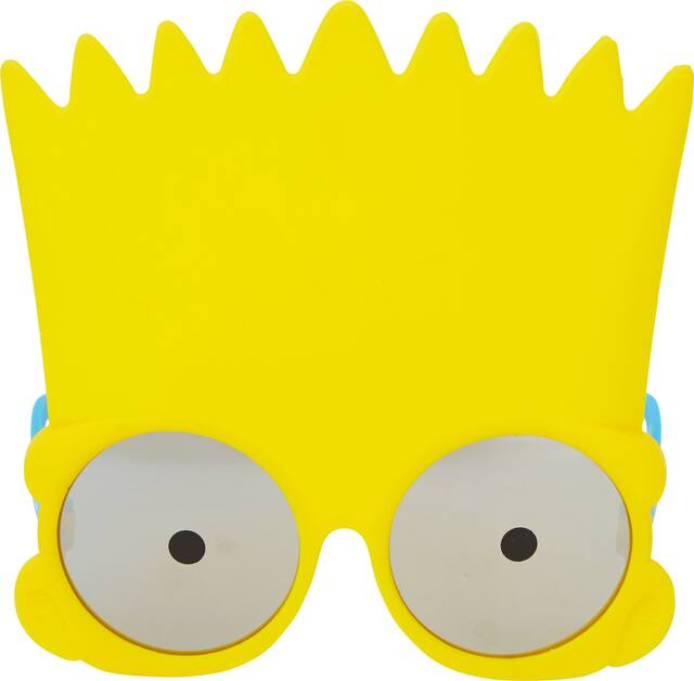 The Simpsons Bart Simpson Sunglasses Front_Flat