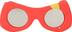 Kids Ryan's World Superhero Wearable Sunglasses, Red, One Size, for Birthday Party/Halloween Front_Flat