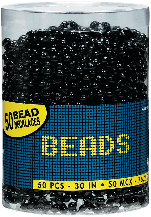 50CT BLK BEAD