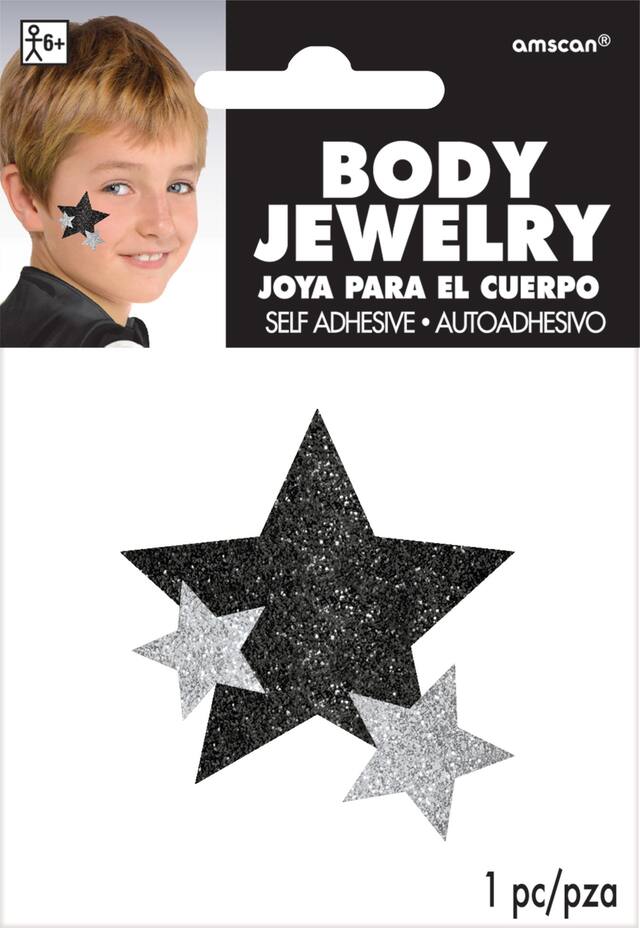 BLK BODY JEWELRY STA