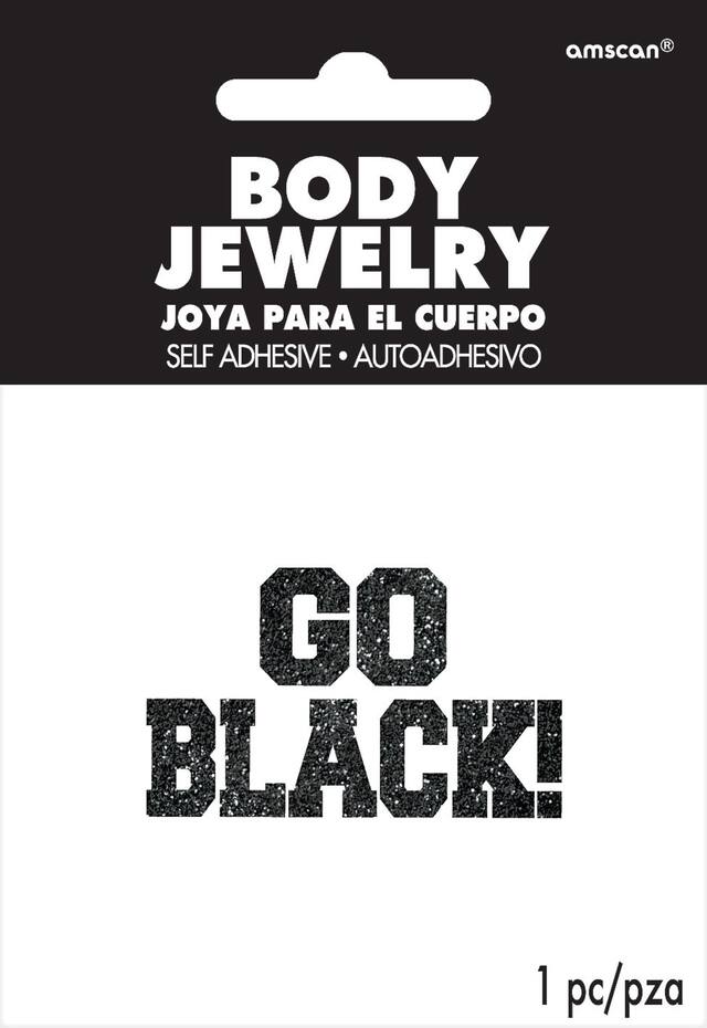GO BLK BODY JEWELRY