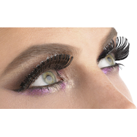 Faux cils autoadhésifs scintillants, accessoires à porter pour l'Halloween, offerts en plusieurs couleurs, taille unique Front_Angled_Right