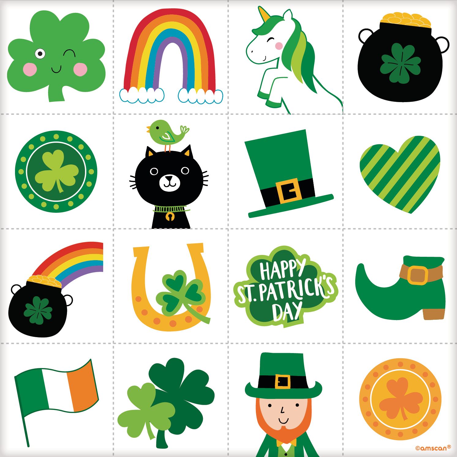 St. Patrick's Day Bingo Front_Flat