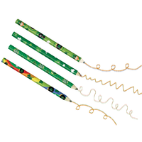 Shamrock Multi-Colour Pencil, 4-pk Overhead_Flat