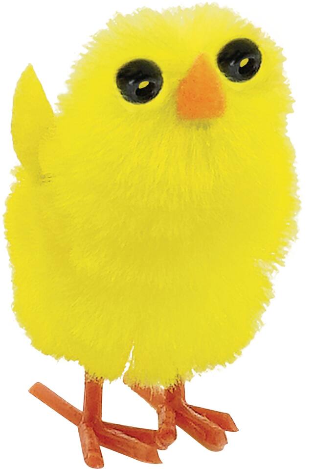 Poussins de Pâques en chenille, paq. 12 Front_Angled_Right