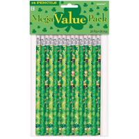 St. Patrick's Day Pencils, 24-pk Front_Flat