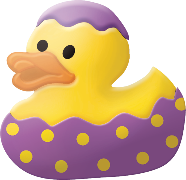 Purple Easter Egg Rubber Duck Party City
