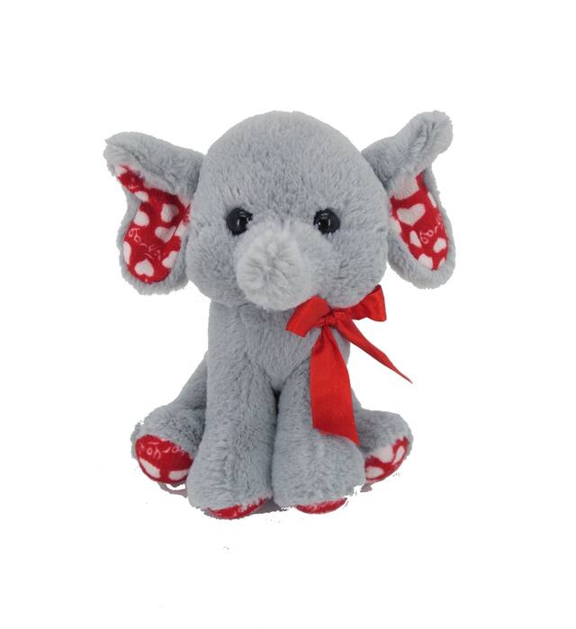 Sweetie Elephant Plush, 8-in Front_Flat