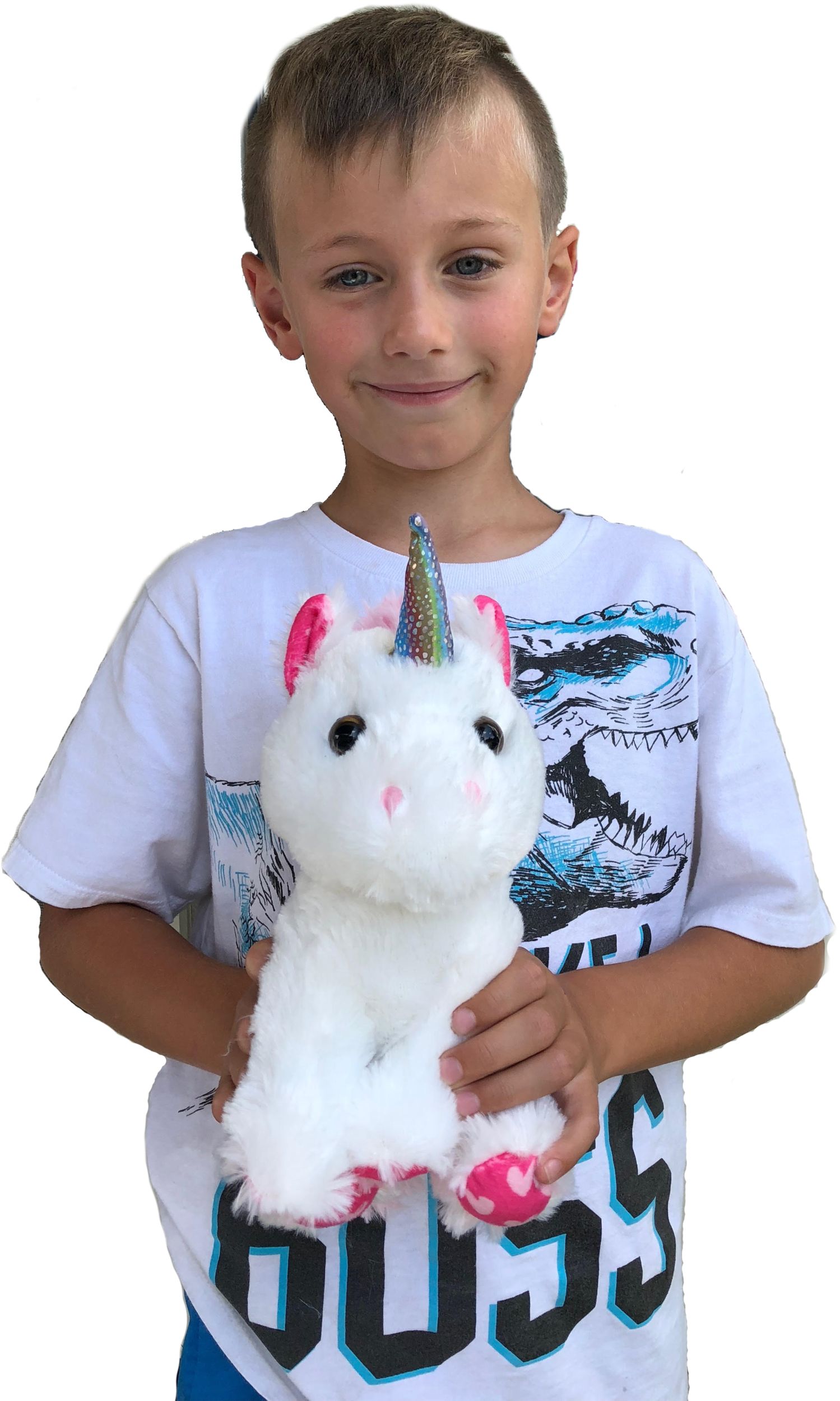 Valentine's Day Unicorn Plush Front_Elevated
