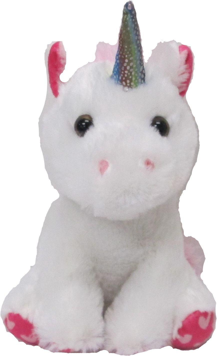 Valentine's Day Unicorn Plush Front_Flat