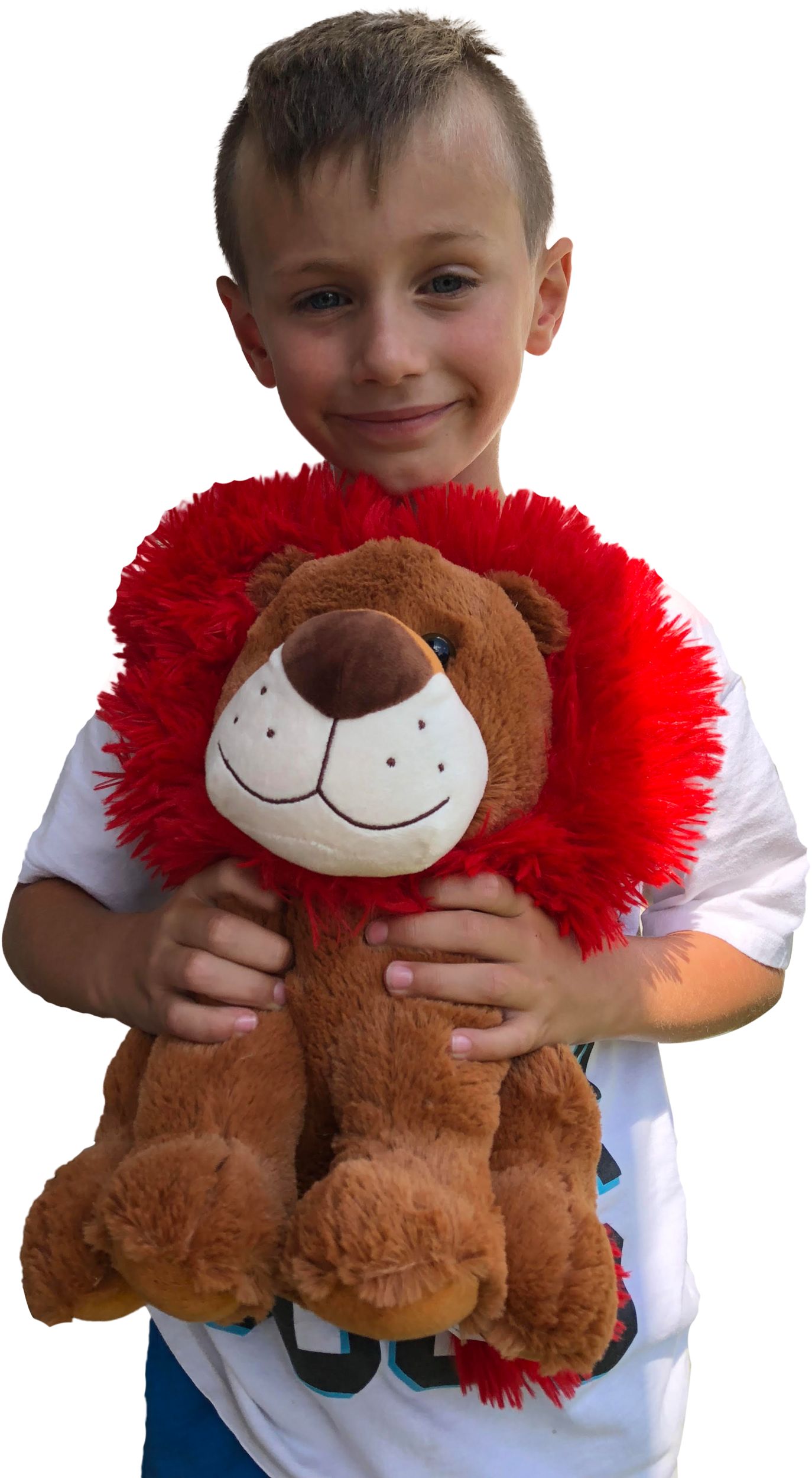 Valentine's Day Lion Plush Front_Flat