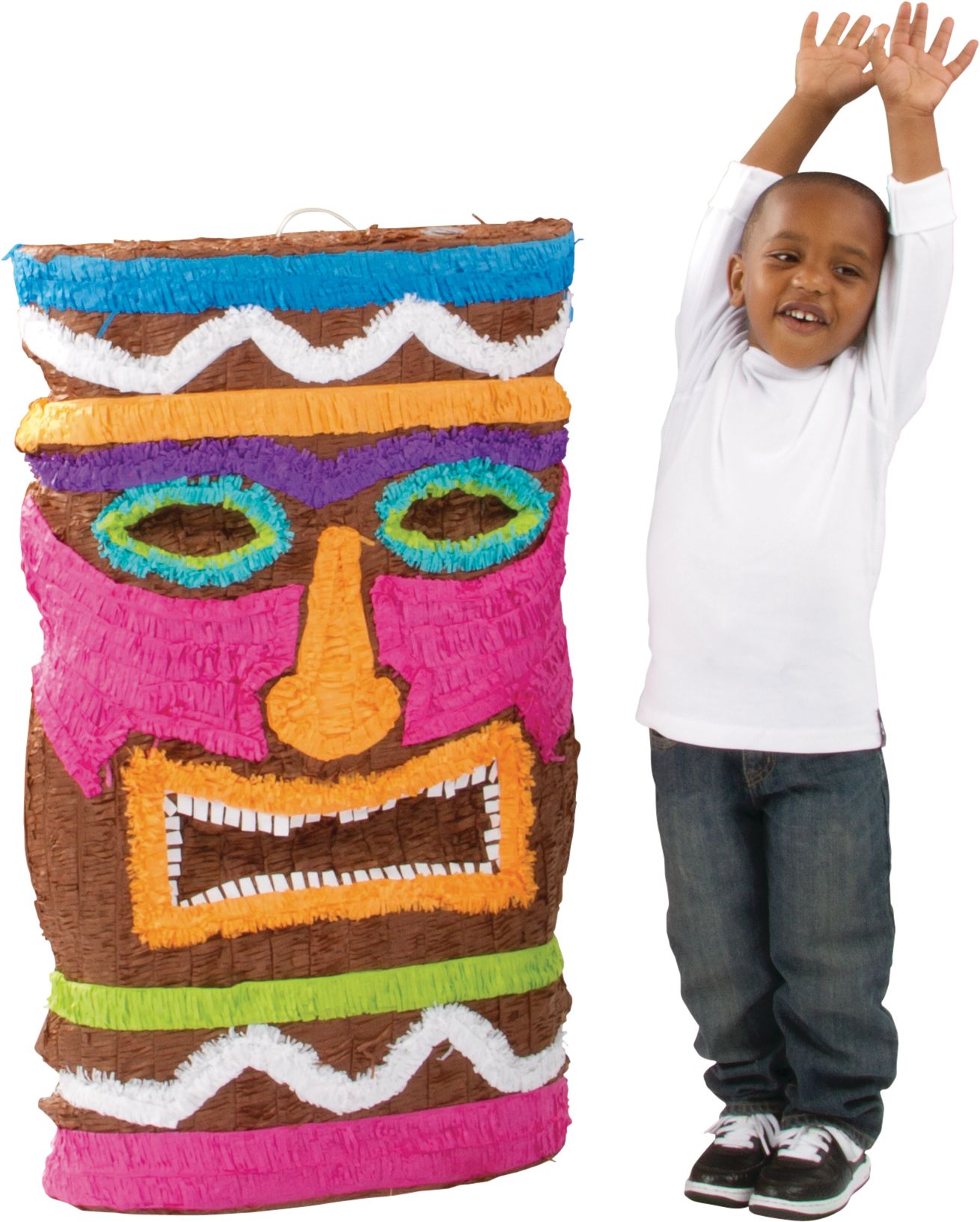 Giant Tiki Pinata Front_Angled_Right