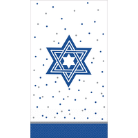 Happy Hanukkah Guest Towels, 16-pk Front_Flat