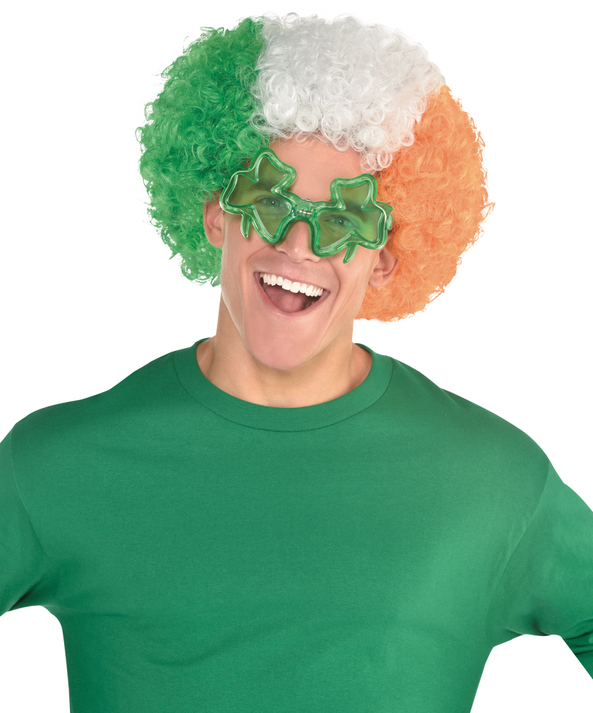 Irish Flag Wig