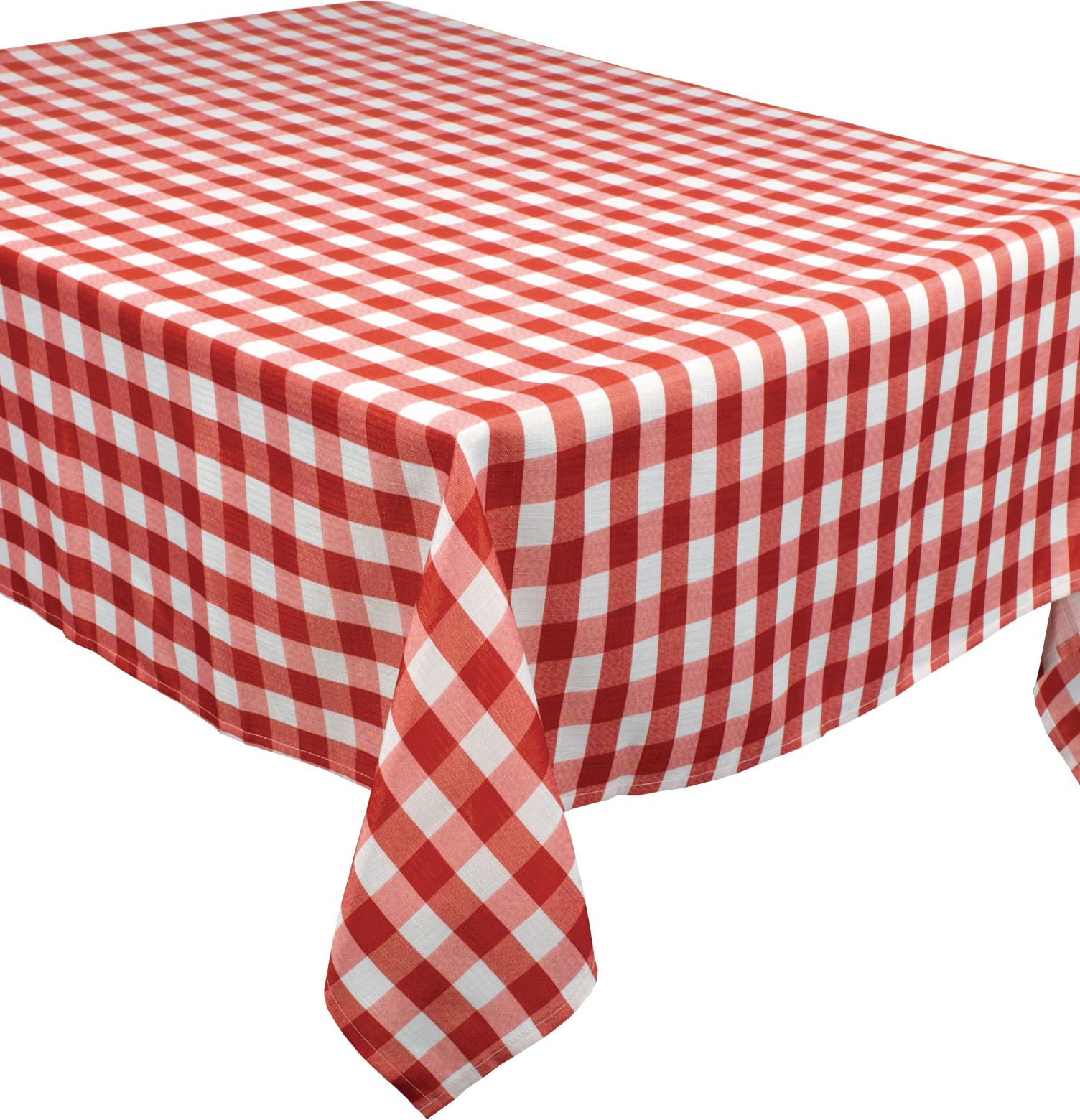 Red Gingham Fabric Tablecloth | Party City