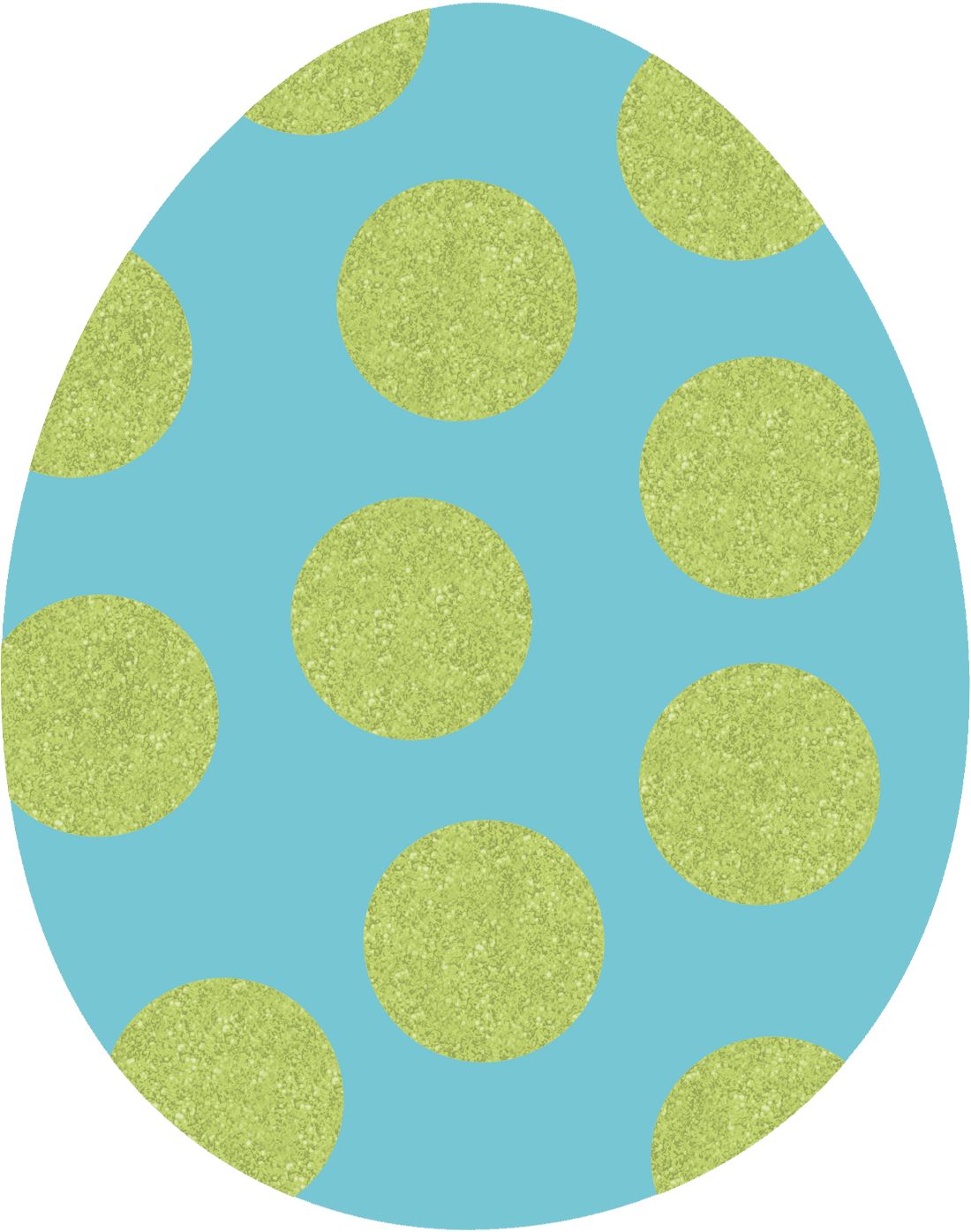 Easter Egg/Bunny/Rabbit Table & Wall Cutout Decorations, Multi-Coloured, 8.5-in, 10-pk, for Easter Front_Flat