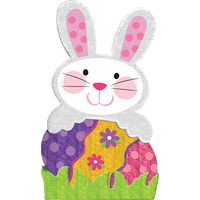 Giant Easter Enchantment Bunny Pinata Front_Flat