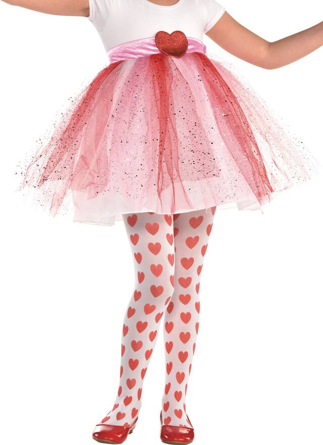 Kids Red Heart Tights Composite_or_Mixed