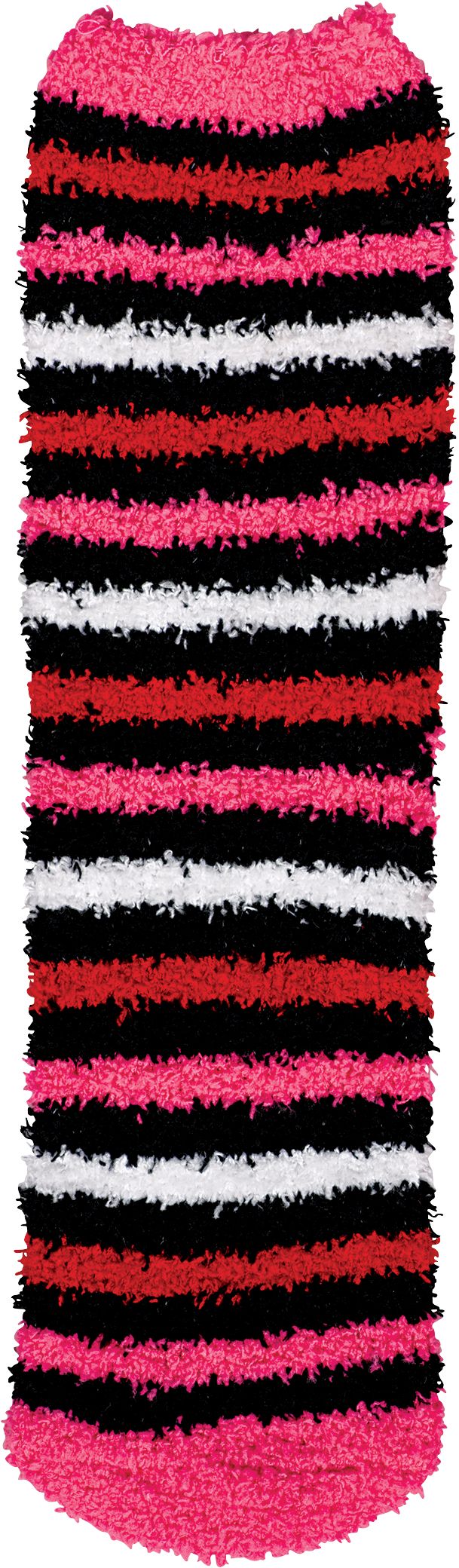 Adult Valentine's Day Hearts Fuzzy Socks, 2-pk Overhead_Flat