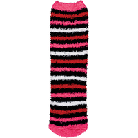 Adult Valentine's Day Hearts Fuzzy Socks, 2-pk Overhead_Flat