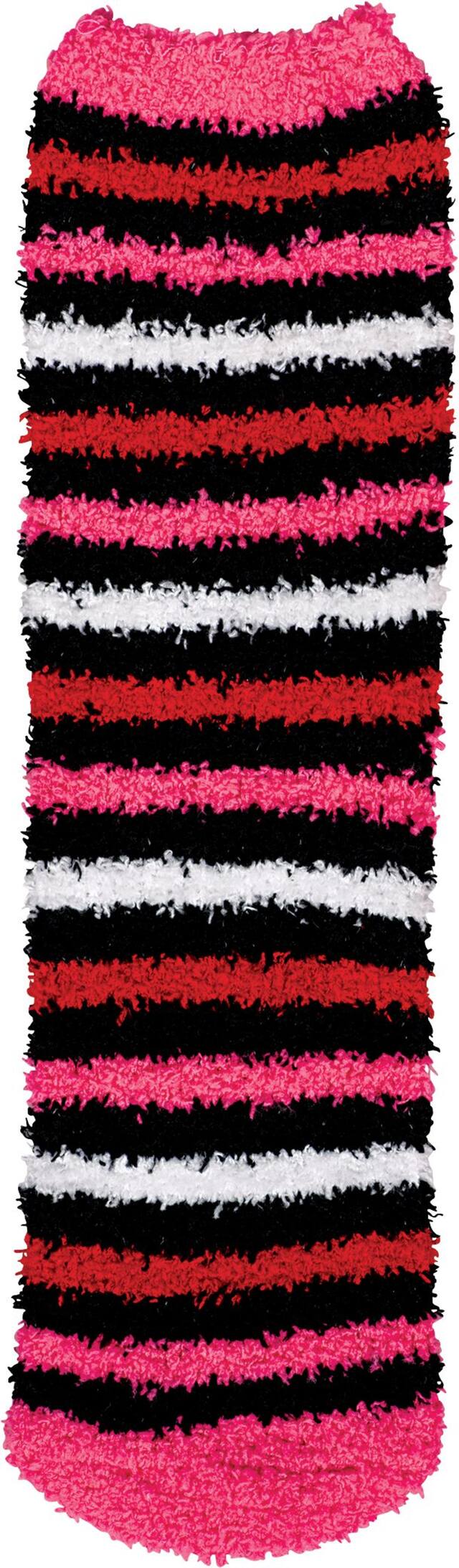 Adult Valentine's Day Hearts Fuzzy Socks, 2-pk Overhead_Flat