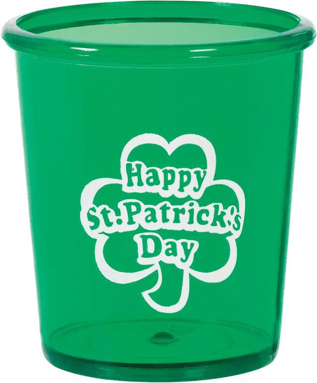 Verre à liqueur, Saint-Patrick Front_Elevated