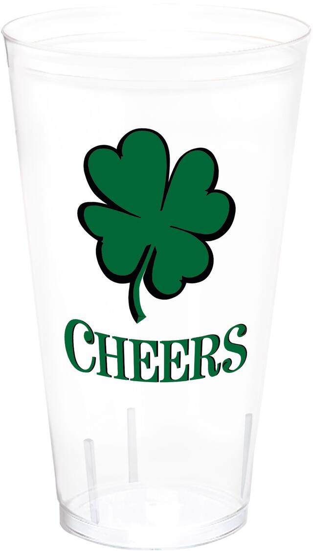 Cheers St. Patrick's Day Tumbler Front_Elevated