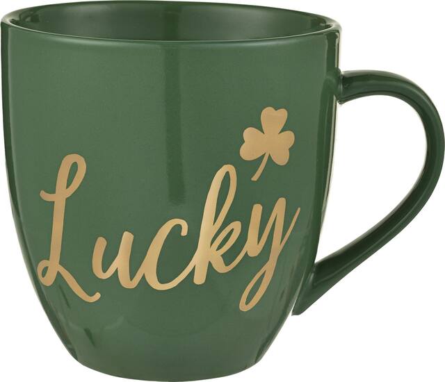 Green Lucky Mug Front_Flat
