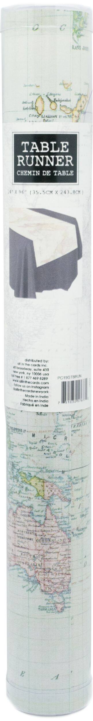 Map Table Runner Front_Flat