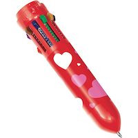 Valentine's Day Multicolour Pen Front_Angled_Right