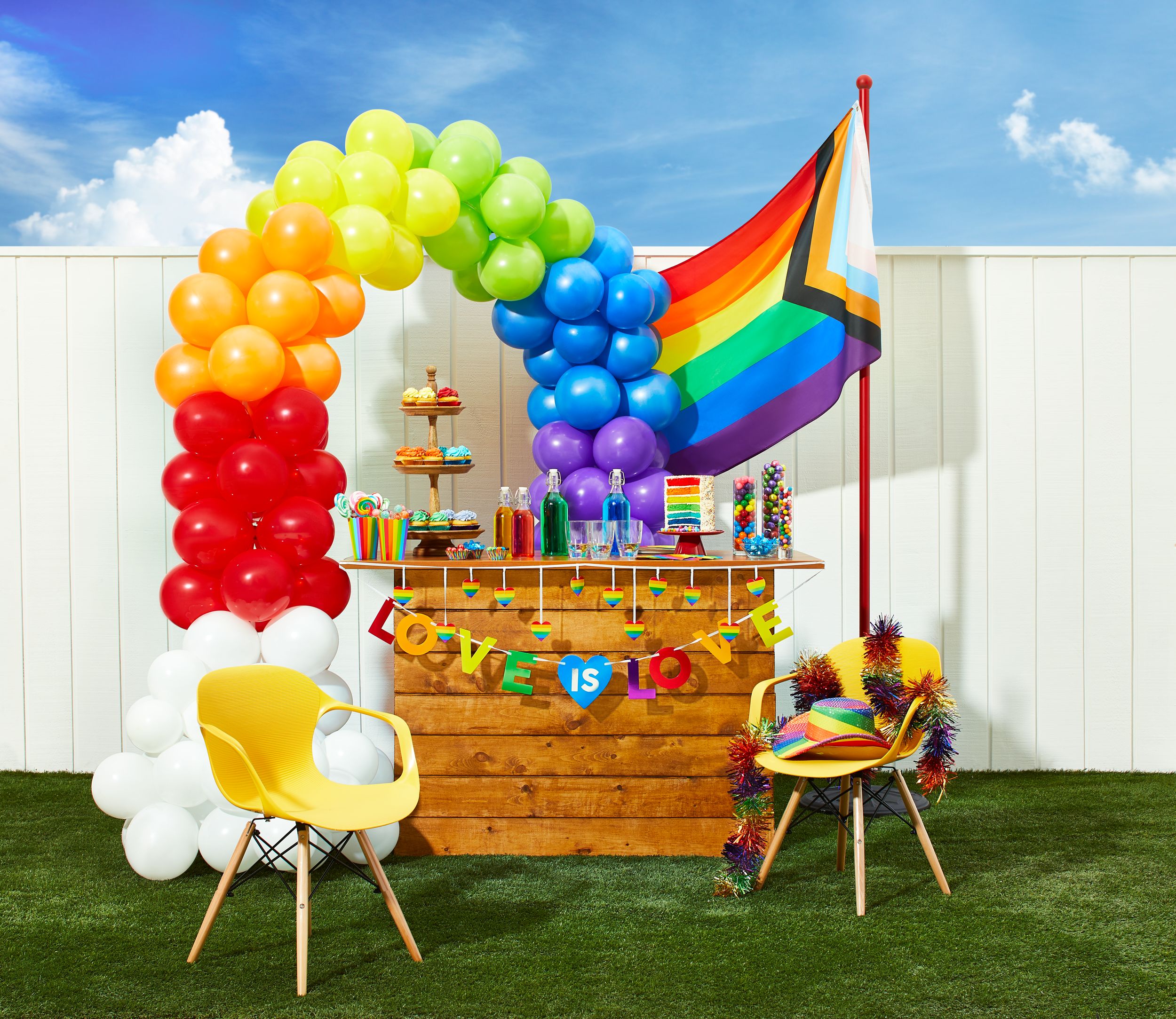 Chapeau de cowboy arc-en-ciel à paillettes Composite_or_Mixed